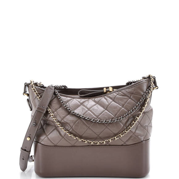 Chanel Gabrielle Hobo Quilted Aged #186468C24B - Picture 1 of 7